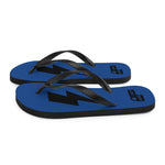 Flip-Flops - Bolt Floppers - Blue