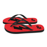 Flip-Flops - Bolt Floppers - Red