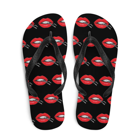 Flip-Flops - Cotter Lips - Black