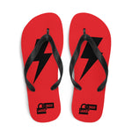 Flip-Flops - Bolt Floppers - Red